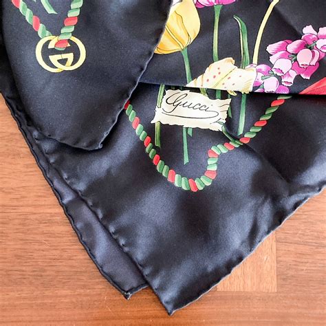 scarf gucci replica|vintage gucci silk scarf.